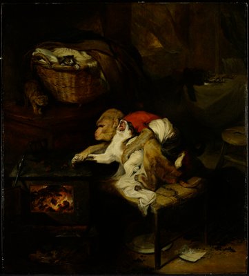 Dokumentasi “The Cat's Paw”; Oil on panel. Minneapolis Institute of Art.