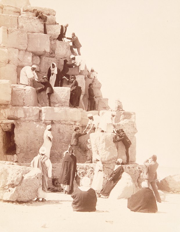 Ascension de Pyramide, Abdullah Frères, 19th century