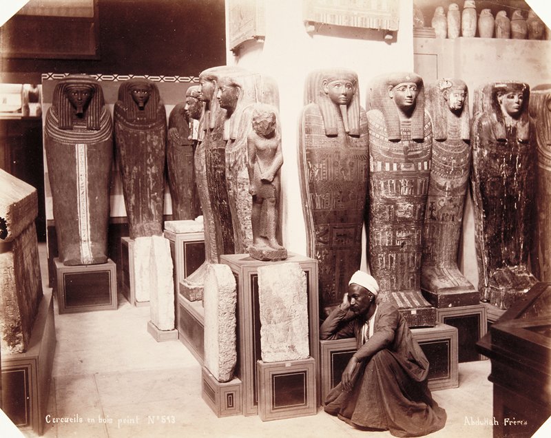 Cercueils en bois peint, Abdullah Frères, 19th century