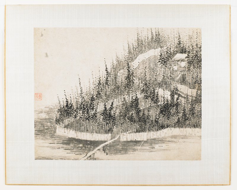 Hillside with Pine Trees, Water, Cheng Jiasui, c. 1630