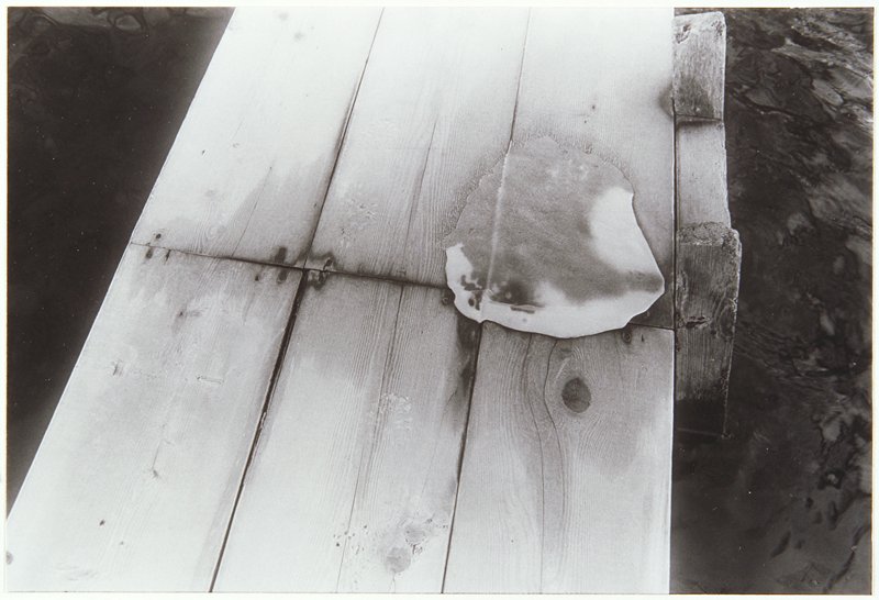 Untitled [ice on dock], Christopher Cardozo, c. 1971