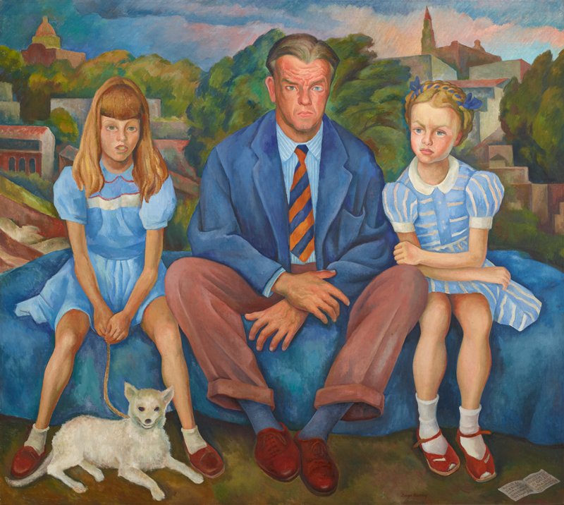 Portrait of the Knight Family by Diego Rivera