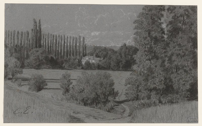 The Eustache Estate near Cherbourg, Charles François Eustache, c. 1865
