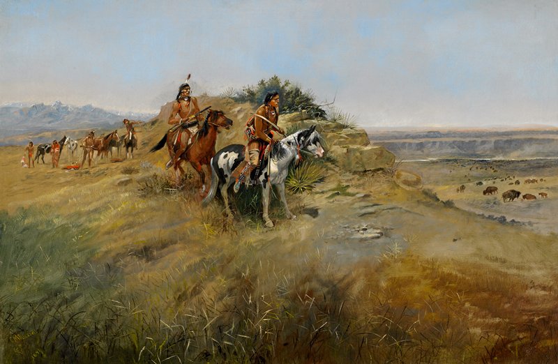 Buffalo Hunt, Charles M. Russell, 1891