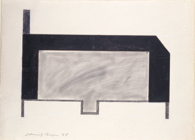 Study for Untitled #1, Steven Beyer, 1978