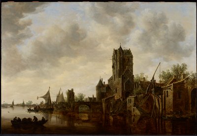Dokumentasi “River Landscape with the Pellecussen Gate near Utrecht”; Oil on panel. Minneapolis Institute of Art.