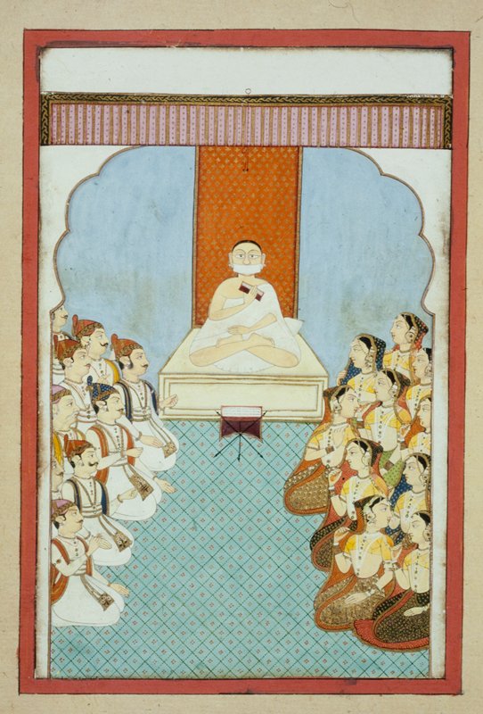 A Jain Guru Gives a Sermon, c. 1810