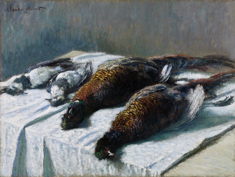 Still Life with Pheasants and Plovers, Claude Monet, 1879