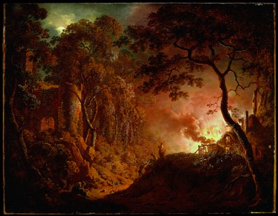 Dokumentasi “Cottage on Fire”; Oil on canvas. Minneapolis Institute of Art.