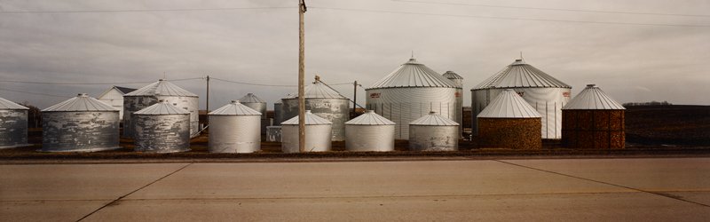 Corn Cribs, Freeborn County, Minnesota, Stuart D. Klipper, 1983