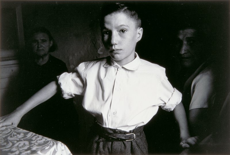 Boy in White Shirt, Burgos, Spain, Lee Friedlander, 1964