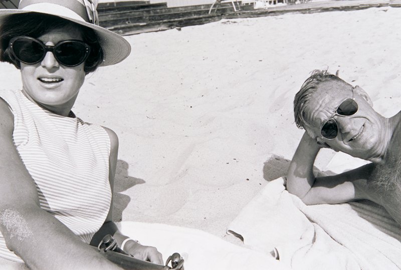Isabelle and Walker Evans, Lee Friedlander, 1966