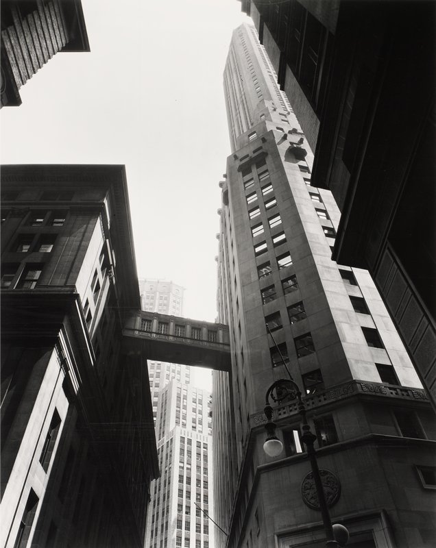Stone and William Streets, Manhattan, Berenice Abbott, May 14, 1936