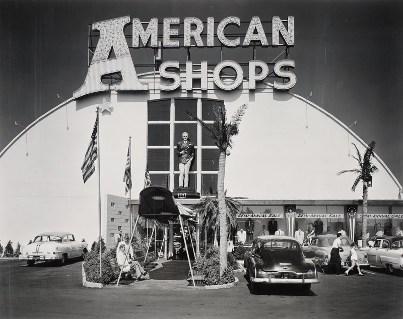 American Shops, New Jersey, Berenice Abbott, July 30, 1954