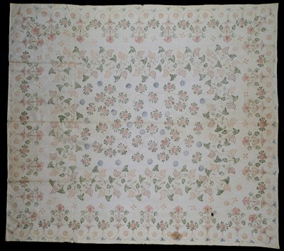 Dokumentasi “Quilt top”; Cotton: block printed, quilted. Minneapolis Institute of Art.