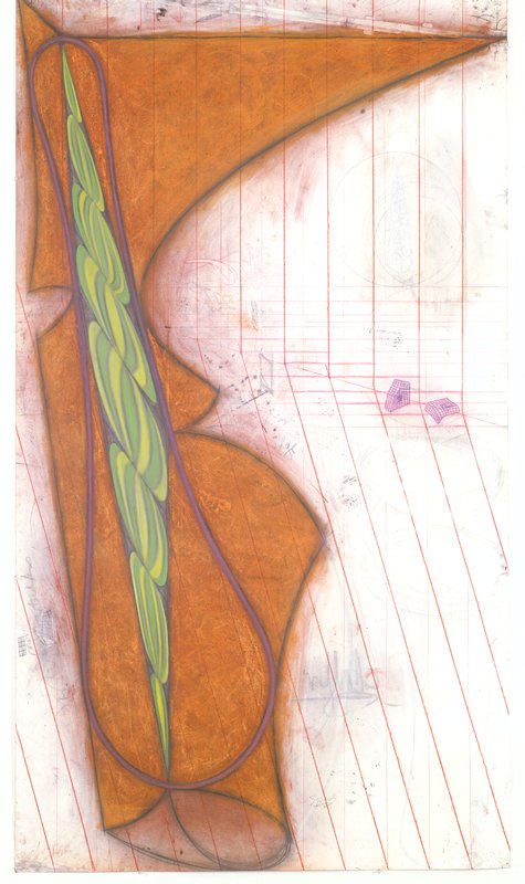 Untitled (Study for the sculpture Action at a Distance), John Newman, 1986
