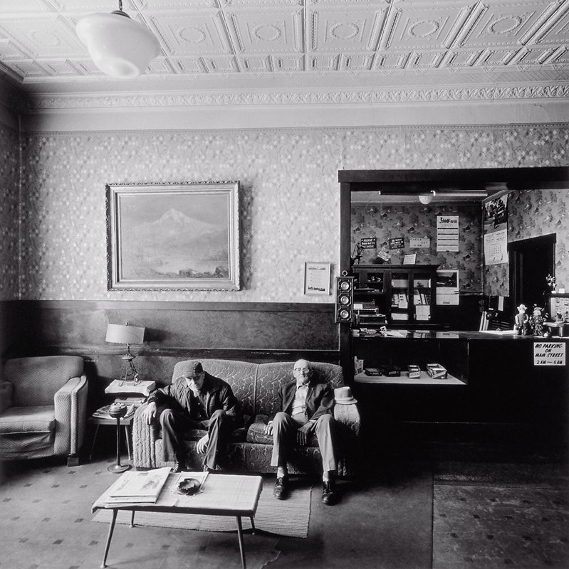 Hotel Lobby, Wadena, Minnesota, Thomas F. Arndt, 1976