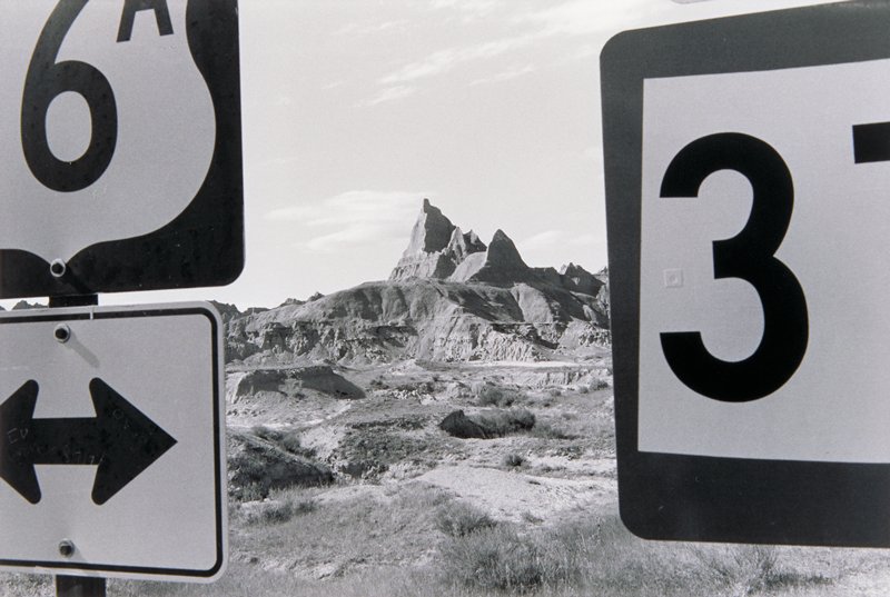 Badlands, Lee Friedlander, 1977