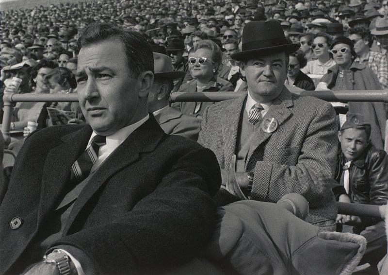 Hubert H. Humphrey and Eugene McCarthy, Minneapolis, Jerome Liebling, 1958