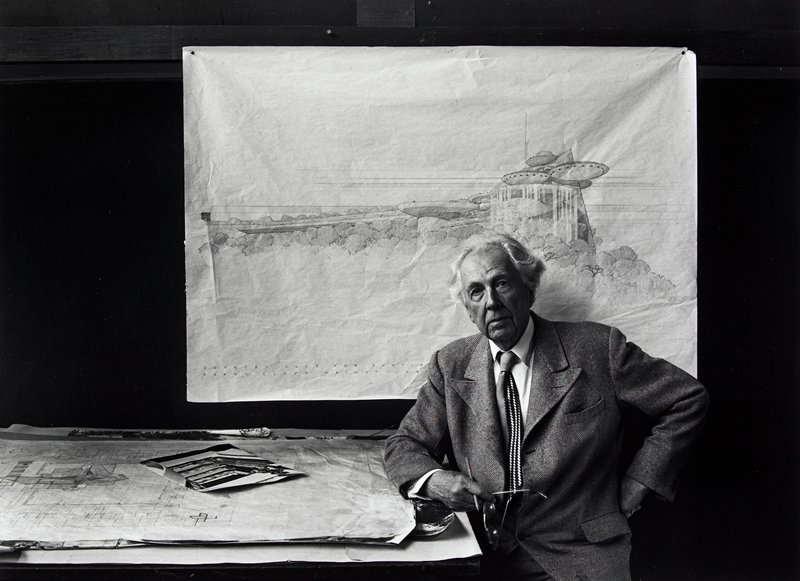 Frank Lloyd Wright, Arnold Newman, 1947
