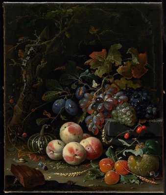 Dokumentasi “Still Life with Fruits, Foliage and Insects”; Oil on canvas. Minneapolis Institute of Art.