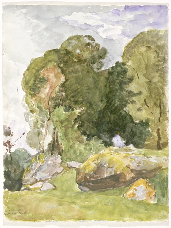 View near Barbizon, Gustave Achille Guillaumet, c. 1878–80