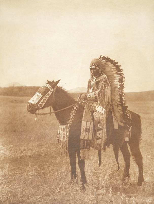 Chief Hector--Assisiboin, Edward S. Curtis, 1926