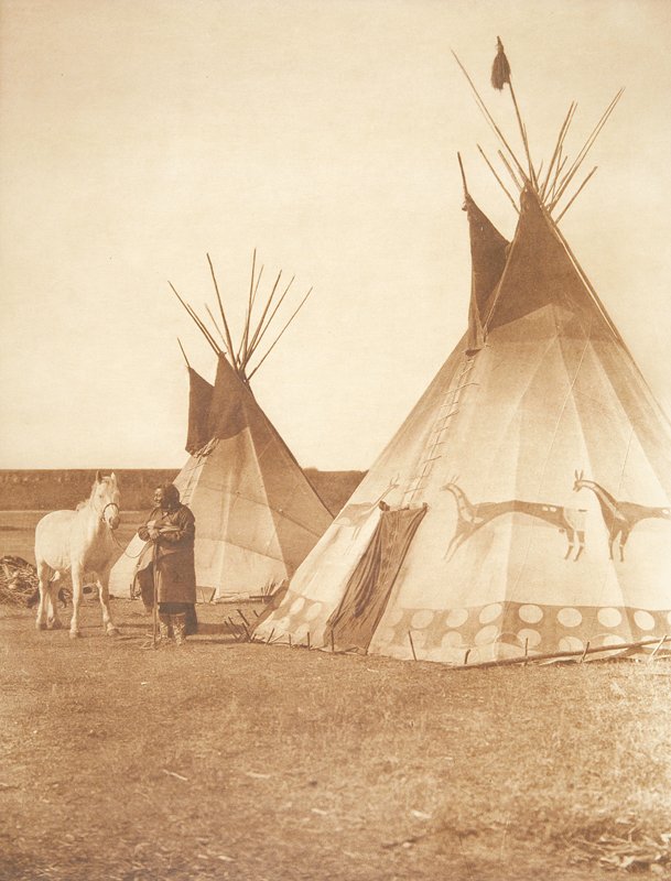 Blackfoot Tipis, Edward S. Curtis, 1926