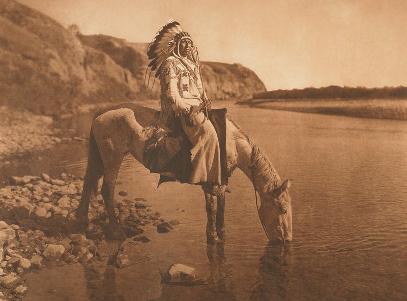 Bow River--Blackfoot, Edward S. Curtis, 1926