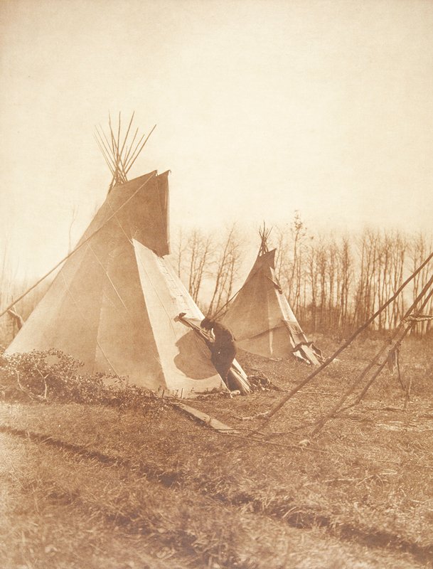 Cree Tipis, Edward S. Curtis, 1926