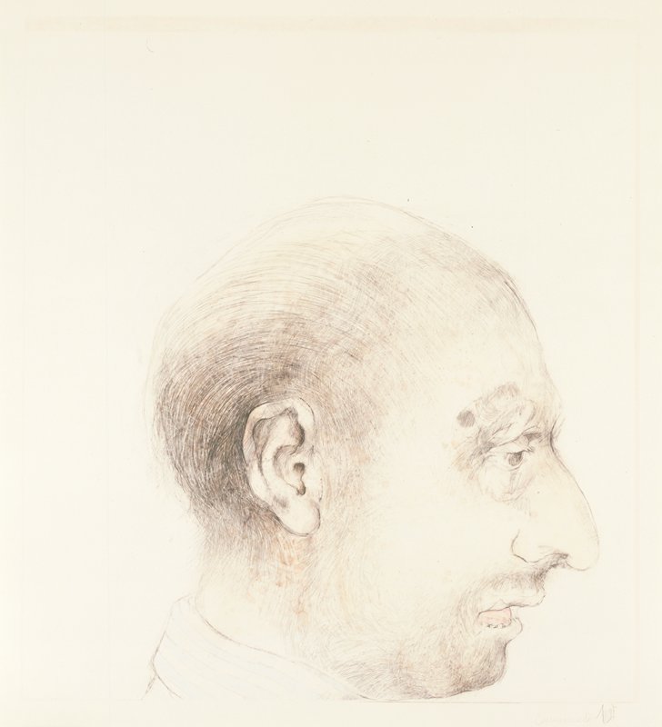 Head Study No. 5, Leonardo Lasansky, 1985