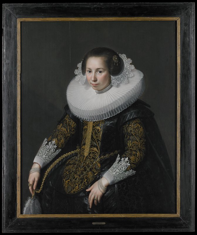 Portrait of Catharina van Voorst, Paulus Moreelse, 1628