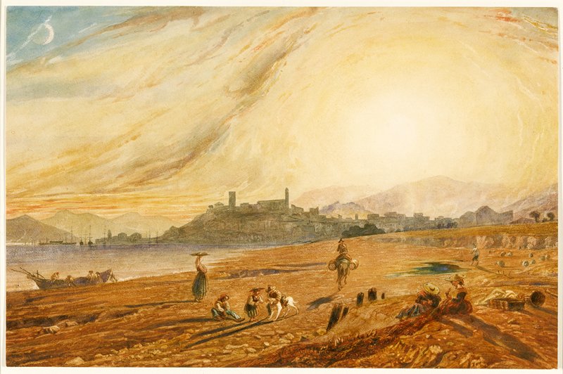 Cannes, Paul Huet, c. 1839–40