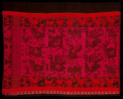 Dokumentasi “Woman’s ceremonial half overskirt (aksu)”; Wool. Minneapolis Institute of Art.