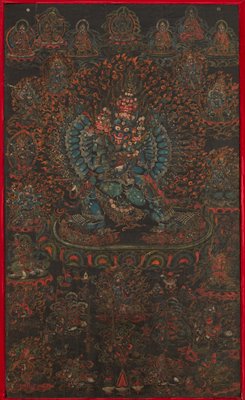 Dokumentasi “Vajrabhairava”; Opaque colors and gold on cotton. Minneapolis Institute of Art.