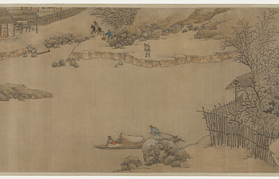 Dokumentasi “The Road to Shu”; Ink and color on silk. Minneapolis Institute of Art.