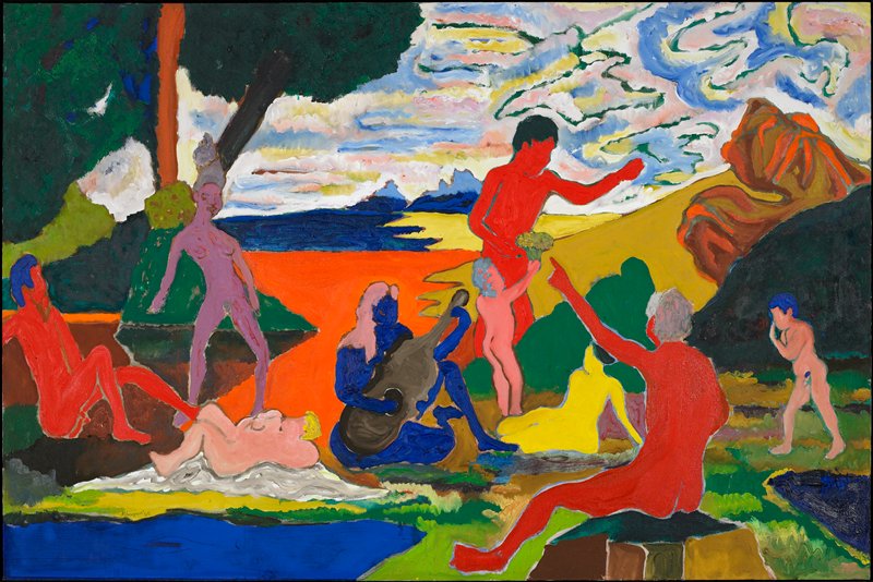 Homage to Nina Simone, Bob Thompson, 1965