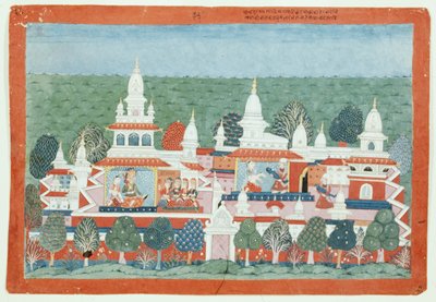 Dokumentasi “The Story of Pradyumna’s Birth”; Opaque watercolors on paper. Minneapolis Institute of Art.