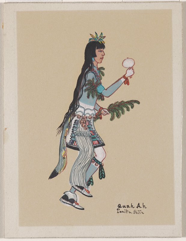 Corn Dance, Cochiti Pueblo, Tonita Peña, first half of 20th century