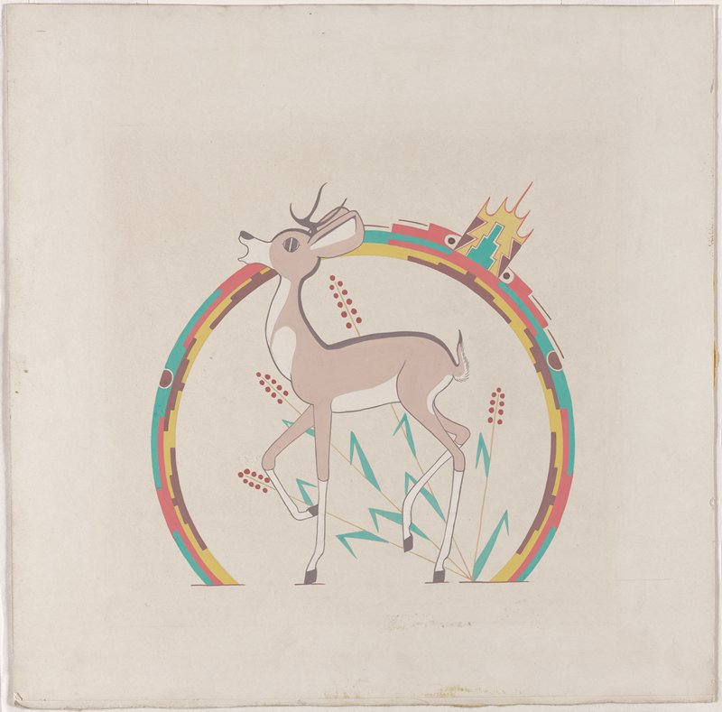 Deer, Raymond Martinez, later half of 20th century