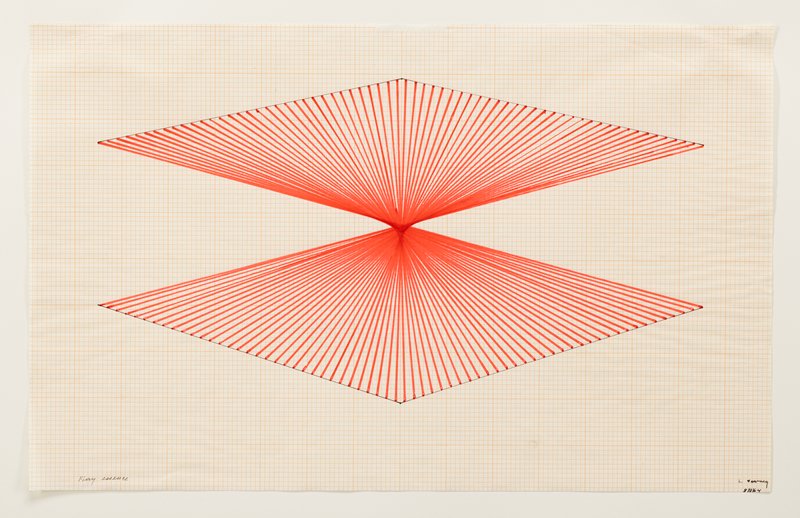 Fiery Essence, Lenore Tawney, 1964
