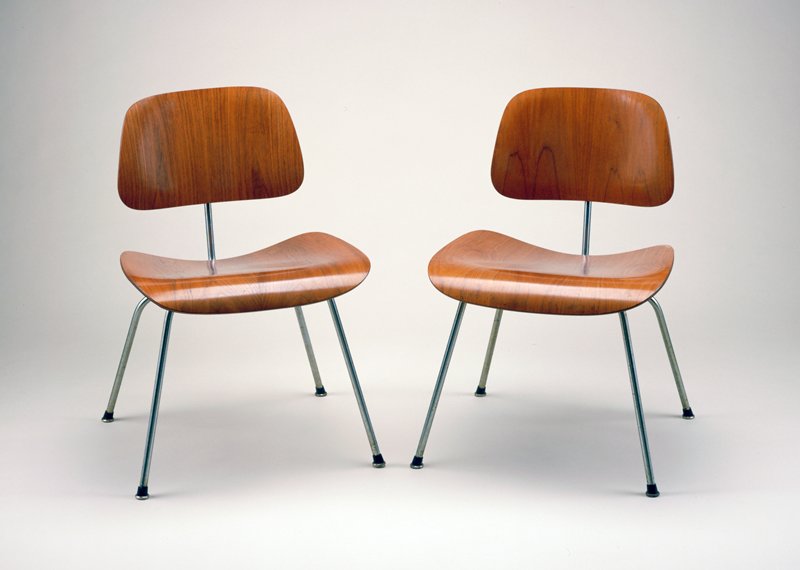 DCM chair (Dining Chair Metal) by Designer: Charles Eames