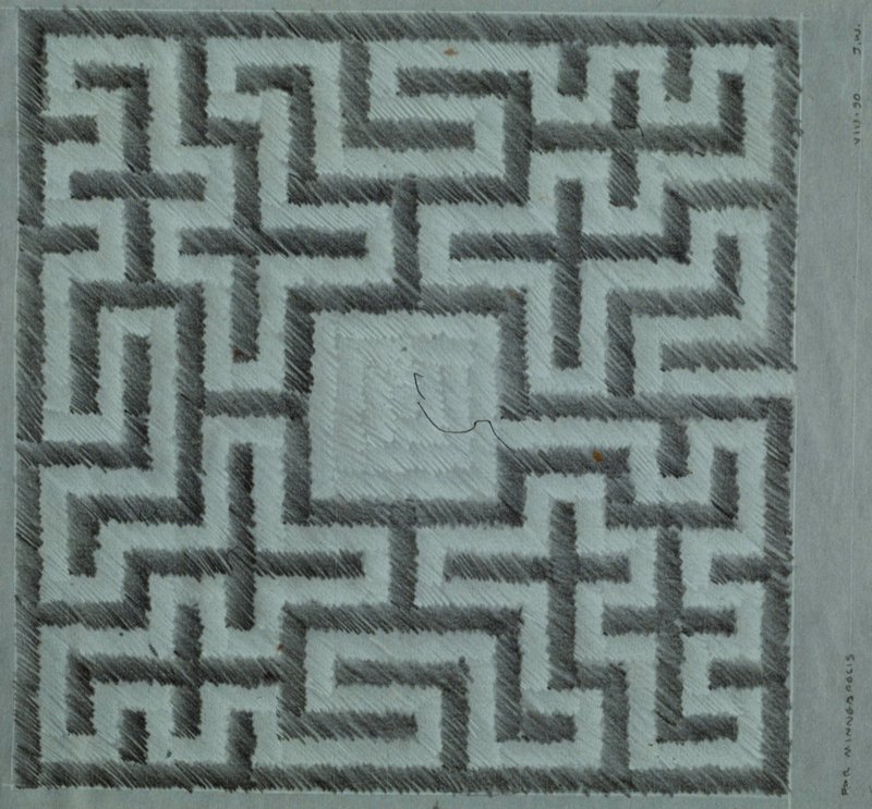 Design for a Plaza at the Minneapolis Institute of Arts, John Willenbecher, 1990