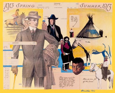 1913 Spring/Summer 1913-Giving Away His Suit, Arthur Amiotte, 1990
