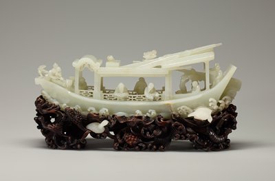 Dokumentasi “Pleasure Boat”; White jadeite. Minneapolis Institute of Art.