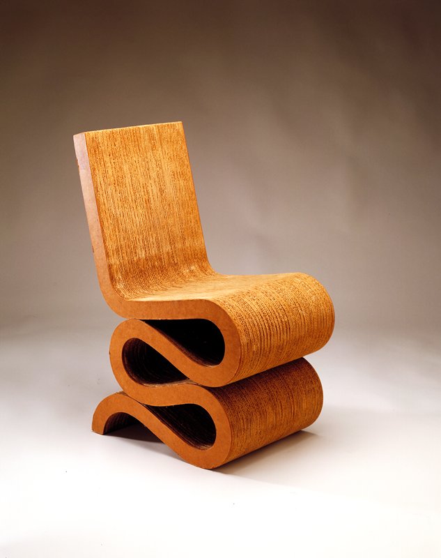 Wiggle” side chair from the Easy Edges series, Frank Gehry | Mia