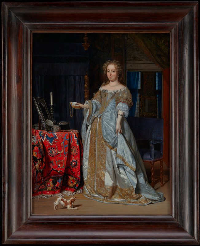 Portrait of Lucia Wijbrants by Gabriël Metsu