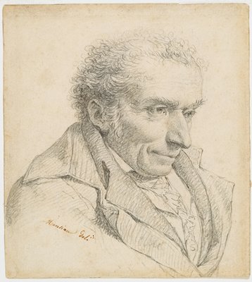 Dokumentasi “Portrait of Houdon”; Graphite. Minneapolis Institute of Art.