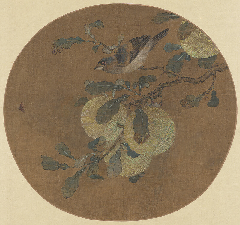 Finch on a Citrus Branch, c. 1300