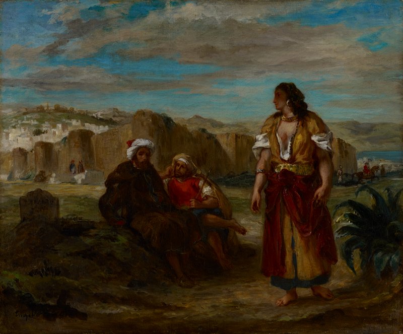 View of Tangier, Eugène Delacroix, 1852–53